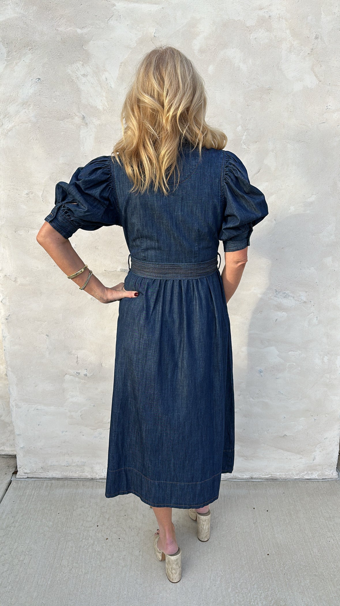 Veronica Dress-Denim