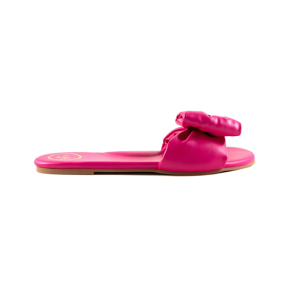 Rafie Bow Sandal-Hot Pink