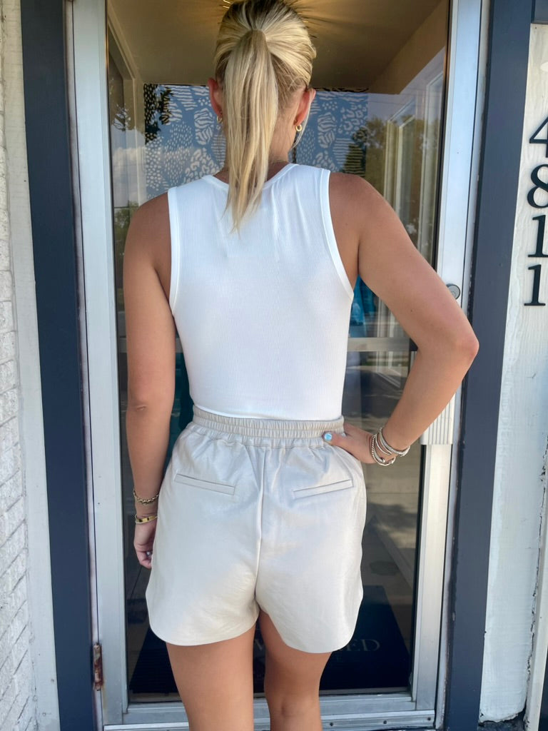 Back To The Basics Bodysuit - White