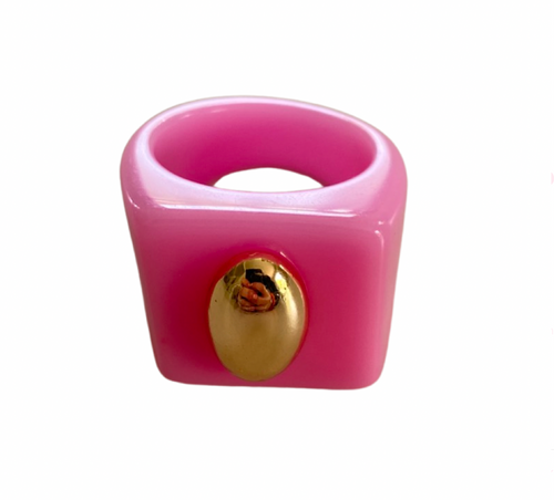 Classic Mini Me Ring - Electric Pink