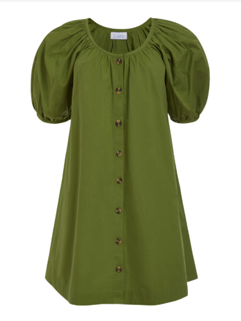 Day Dress - Autumn Green