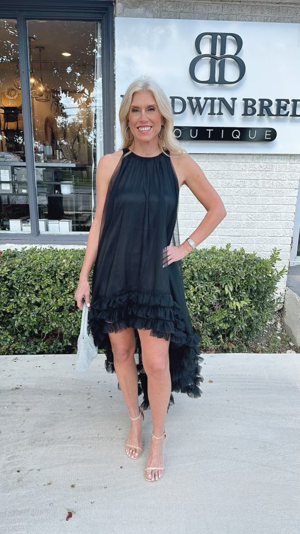 Ruffle Tulle Dress