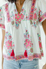 Catalina Blouse-Limeade