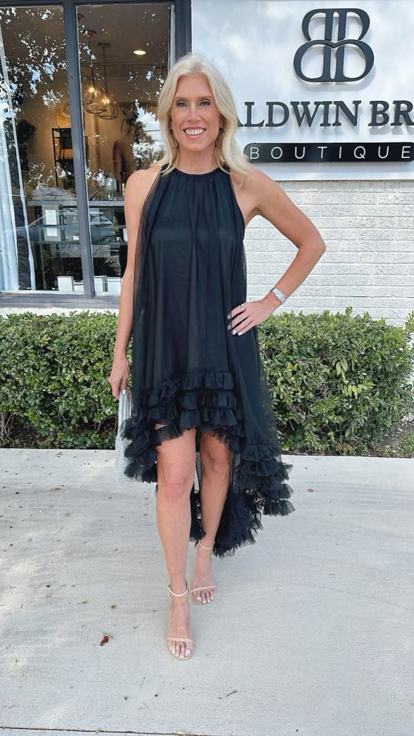 Ruffle Tulle Dress