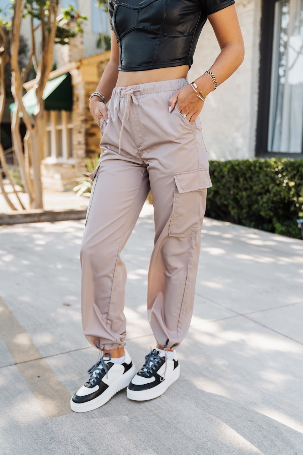 Jade Cargo Pant - Taupe