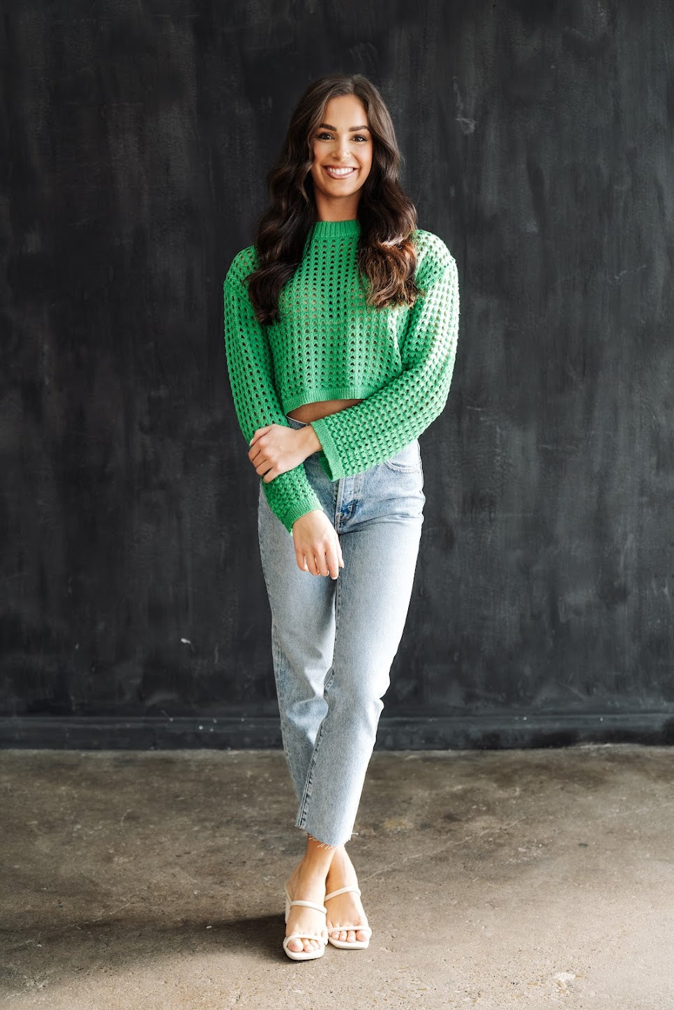 Addy Crochet Sweater