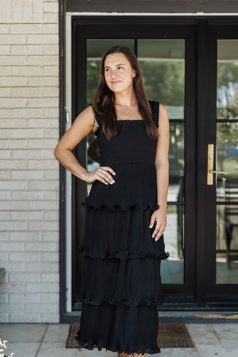 Raining Ruffles Maxi Dress