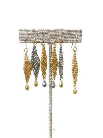 Flapper Earring - Silver