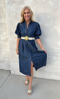 Veronica Dress-Denim