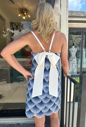 Orzo Mini Dress - Blue Ombre