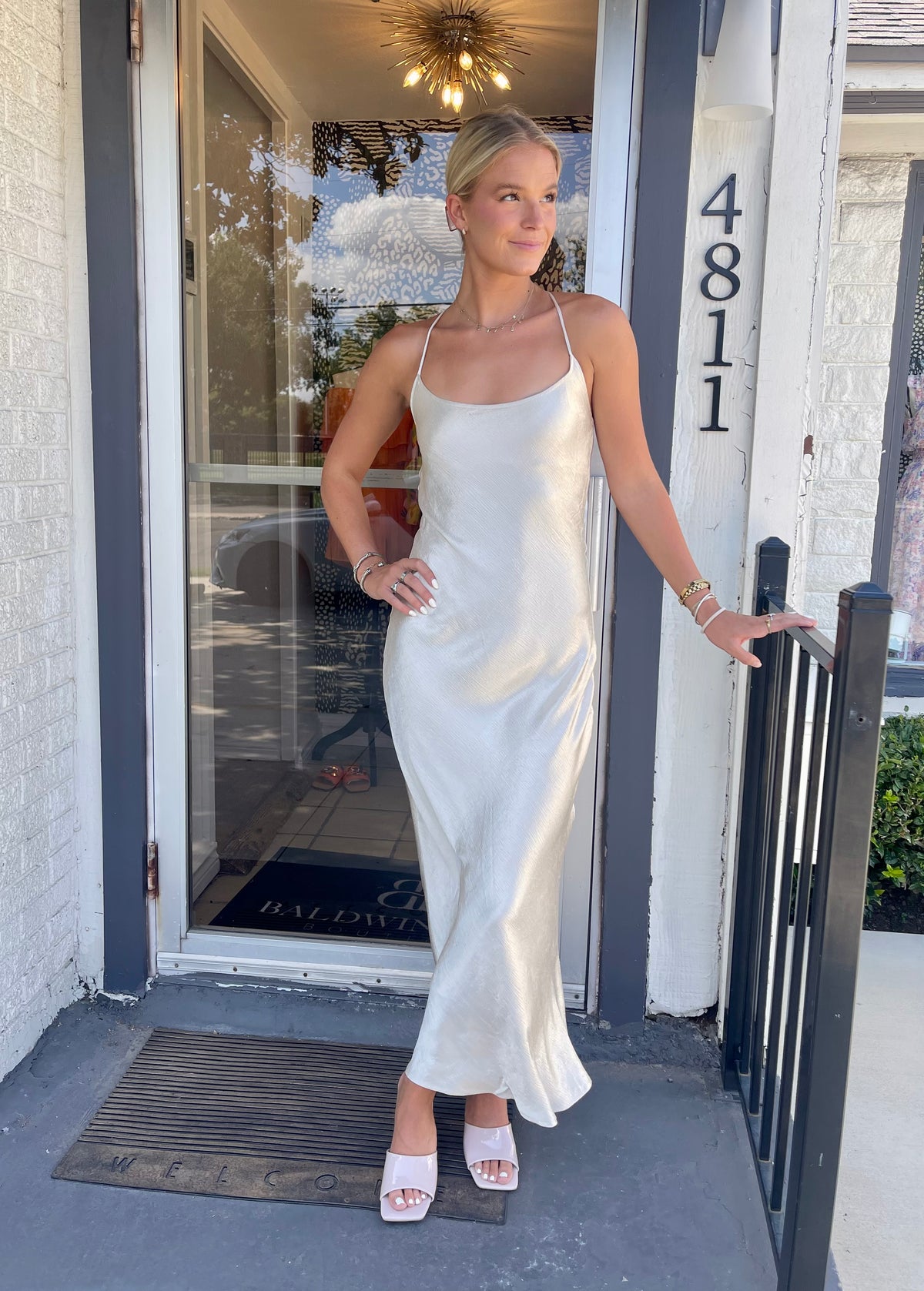 Paula Satin Slip Dress