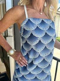 Orzo Mini Dress - Blue Ombre