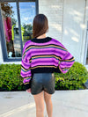 Purple Stripe Sweater