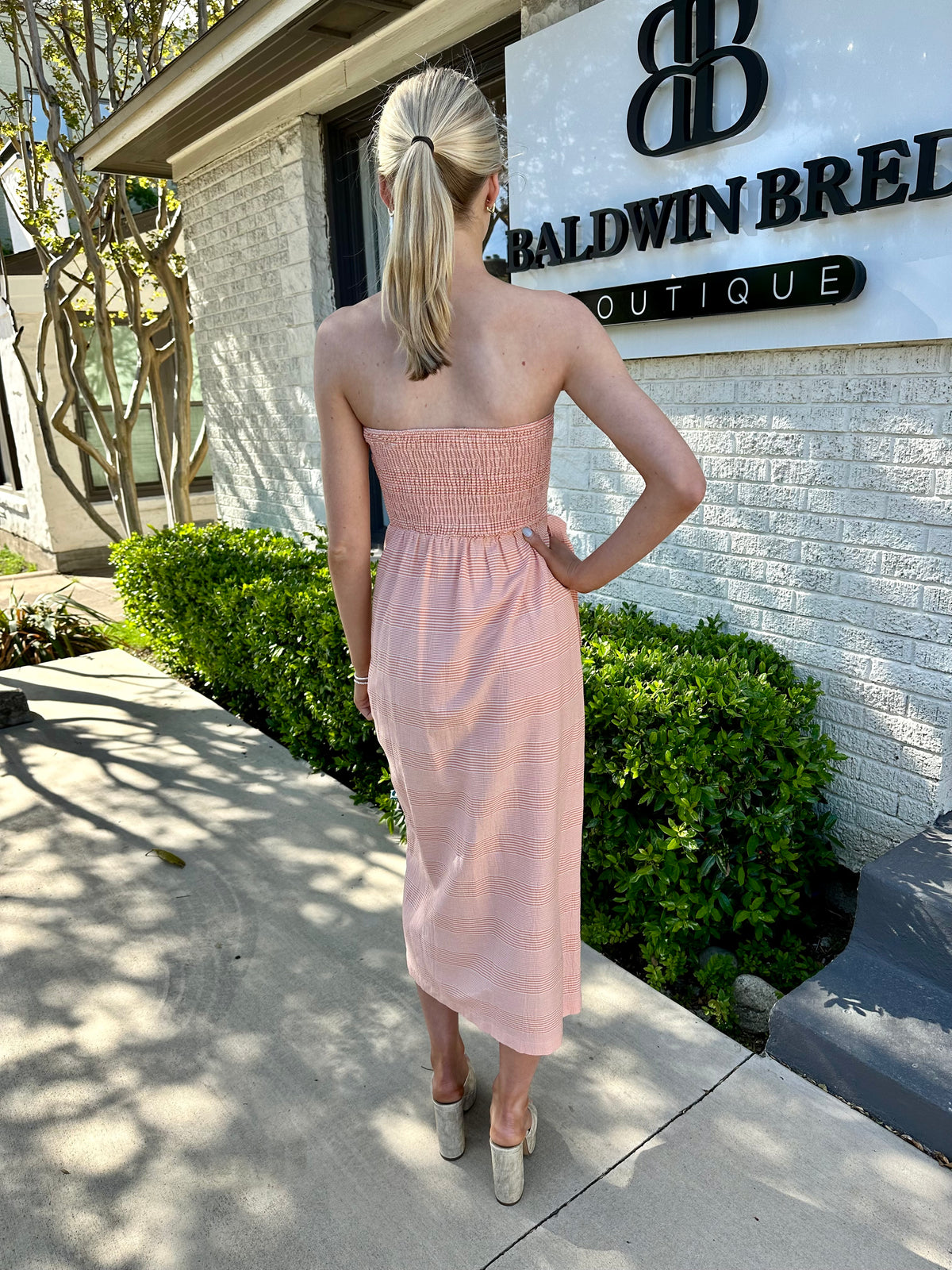 Robyn Strapless Wrap Dress