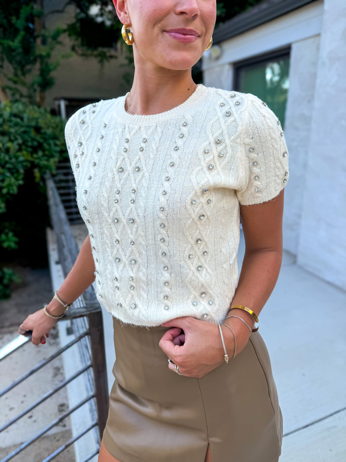 Bling It Sweater - Ivory