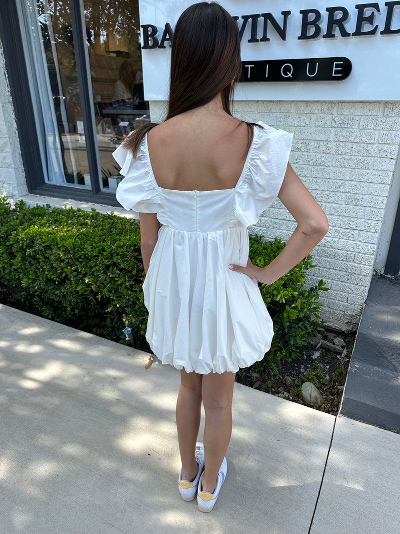 White Bubble Dress