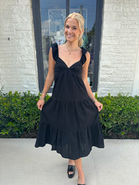 Never Black Down Dress