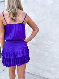 Flare For Fun Skirt-Purple