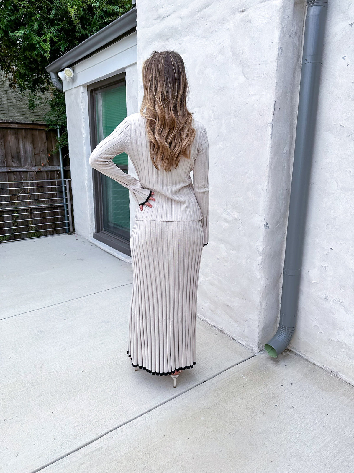 Effortless Knit Midi Skirt