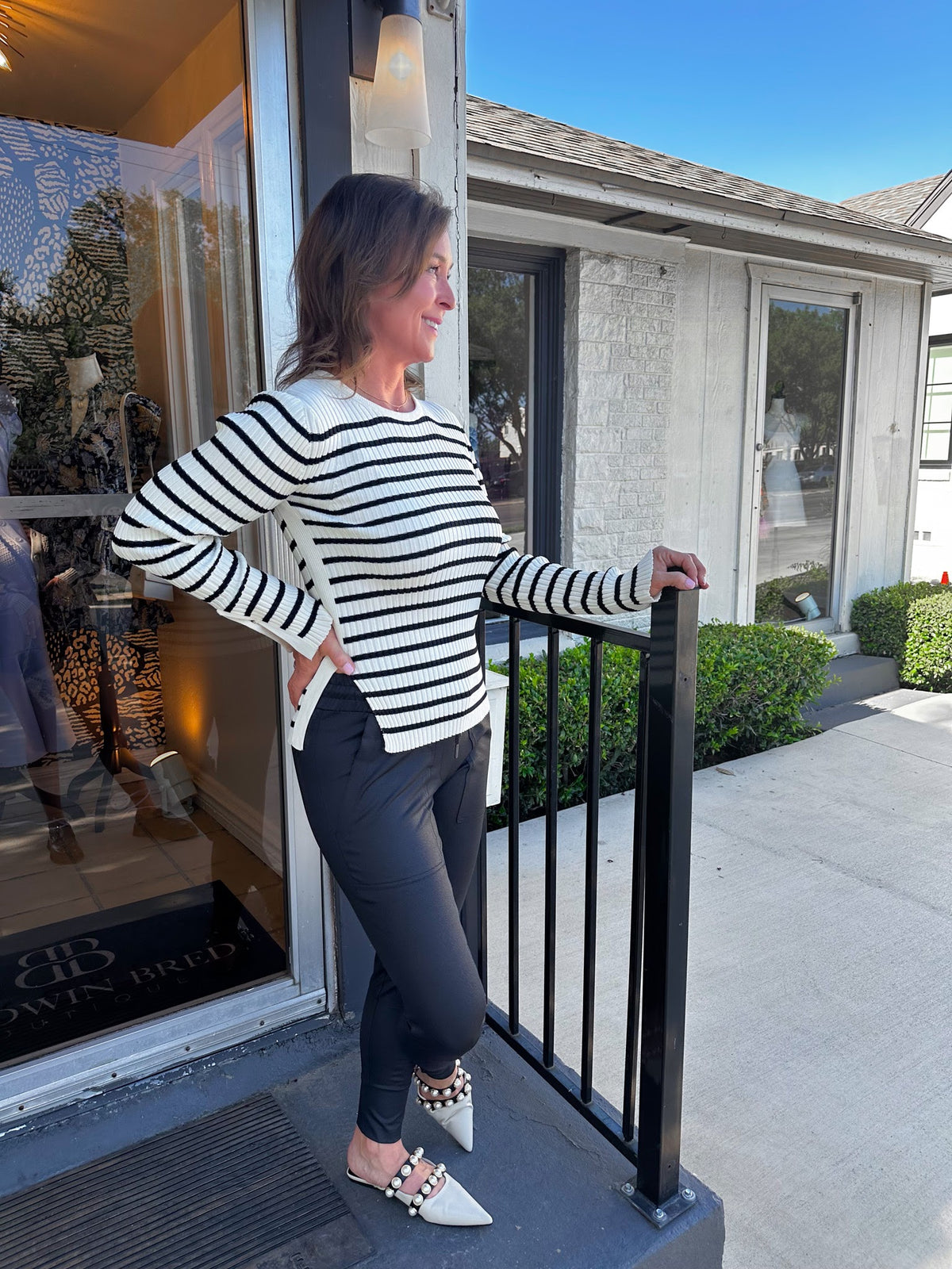 Athenee Stripe Sweater