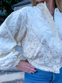 Embellished Ivory Jacket