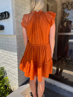 Aimee Dress - Burnt Orange