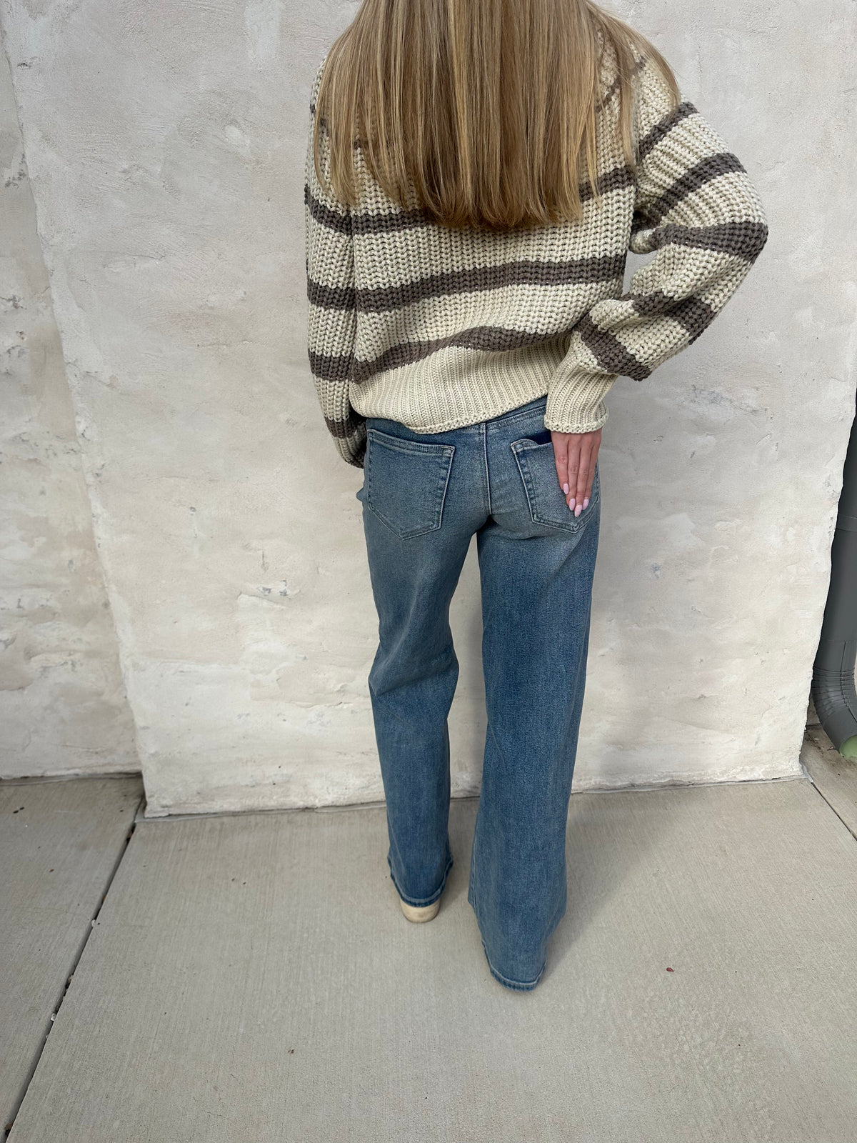 Hifza Striped Pullover