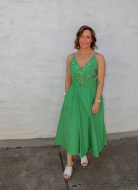 Nicole Dress - Green