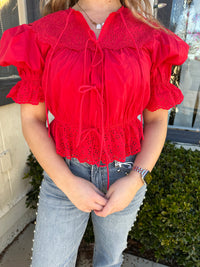 Emily Top - Red