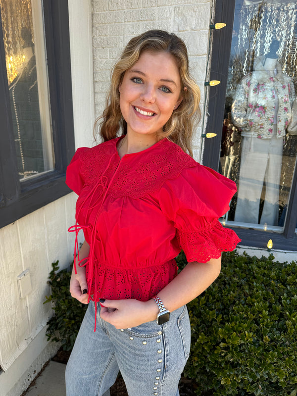 Emily Top - Red