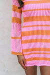 Piper Striped Crochet Dress