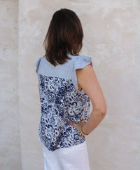 Bella Top - Chambray