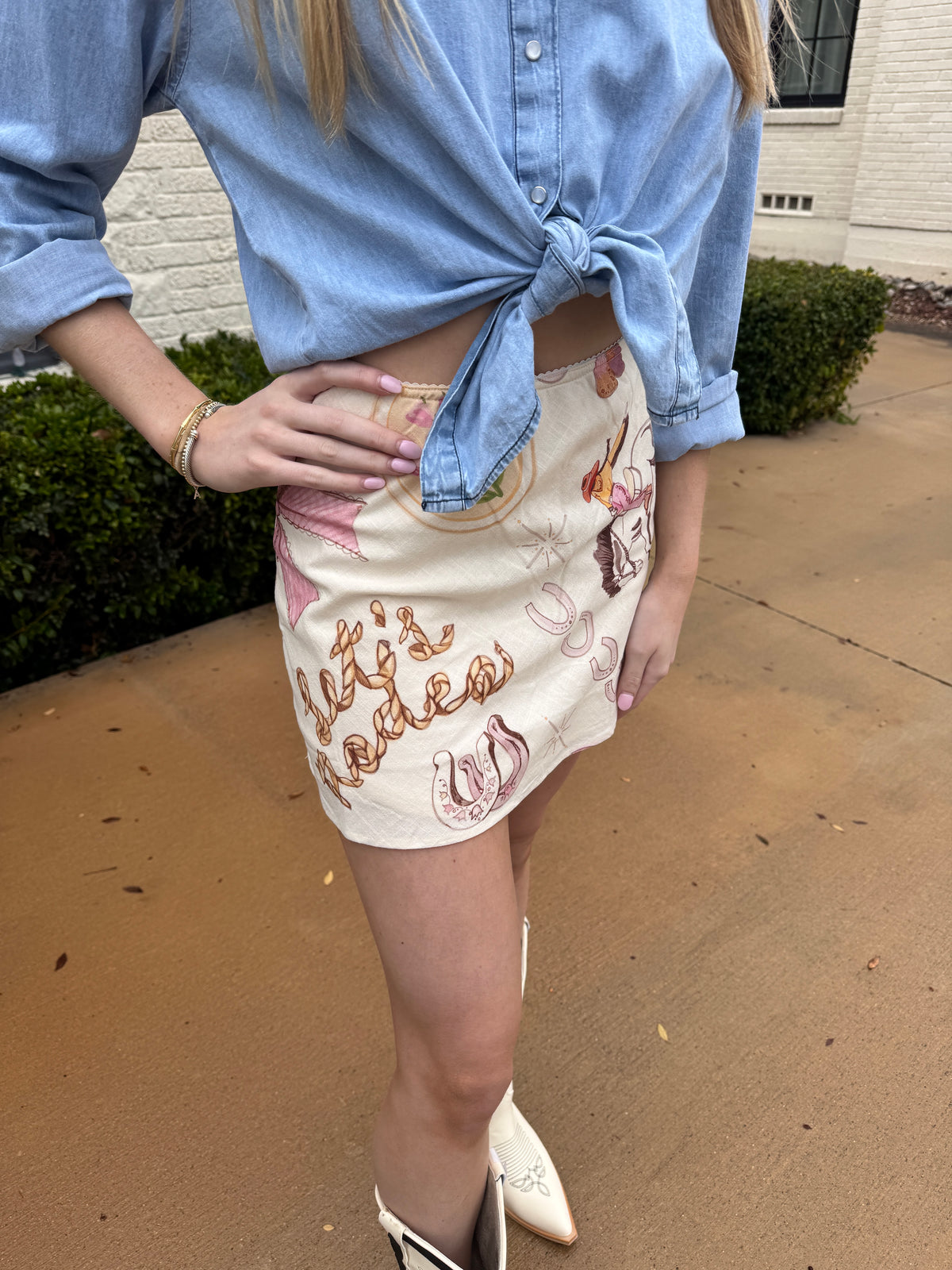 Let's Rodeo Mini Skirt