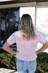 Pink Sequin Sweater