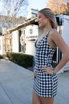 Bling On The Houndstooth Dress