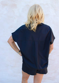 Poplin Shirting Shorts - Black