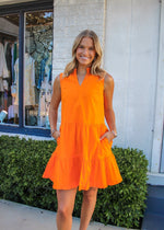 Nia Dress - Orange