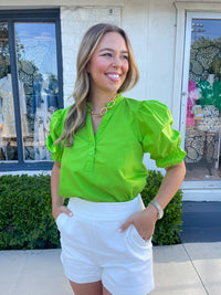 Dani Top - Lime