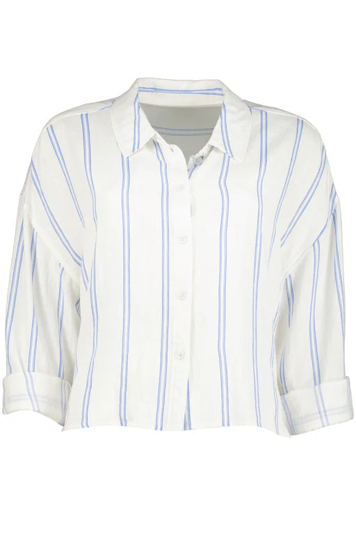 Aria Top -Blue Stripe