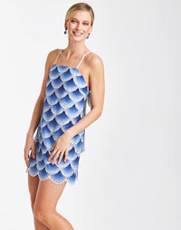 Orzo Mini Dress - Blue Ombre