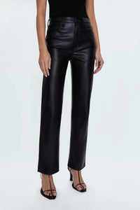 Cassie Super High Rise Straight - Slate Black