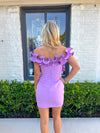 Lavender Ruffle Dress