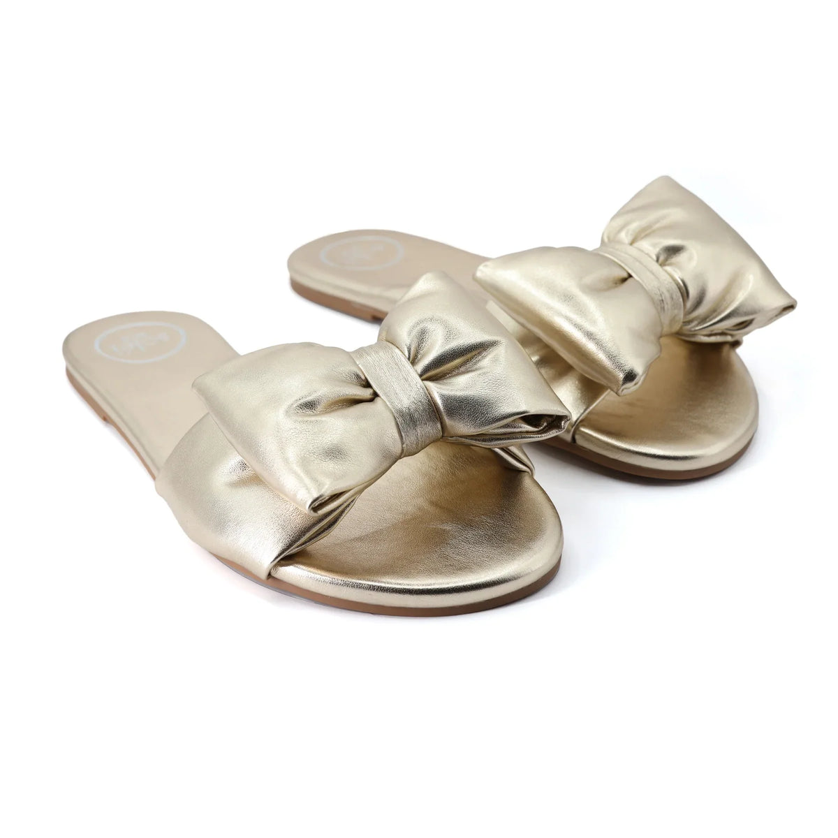 Rafie Bow Sandal-Gold