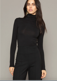 Ripley Turtleneck Top - Black