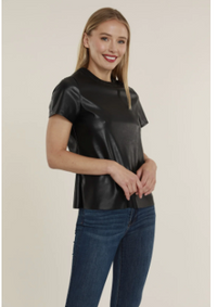 Vegan Leather Tee