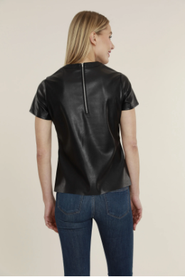 Vegan Leather Tee