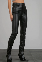 Kyla Faux Leather Pant - Black
