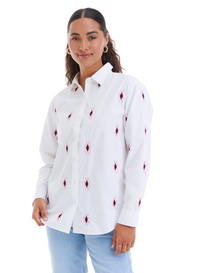 Claudia Button Down Top