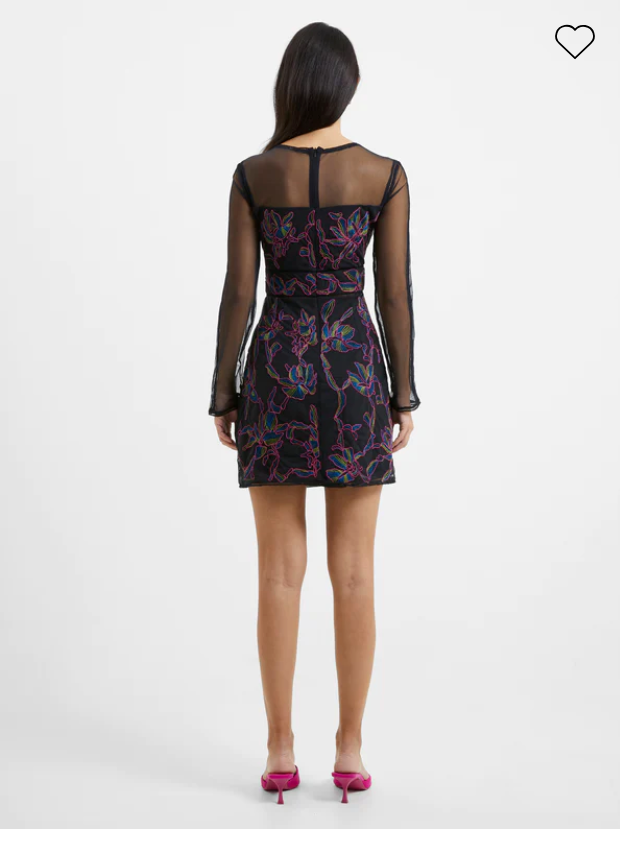 Emilia Embroidered Mini Dress