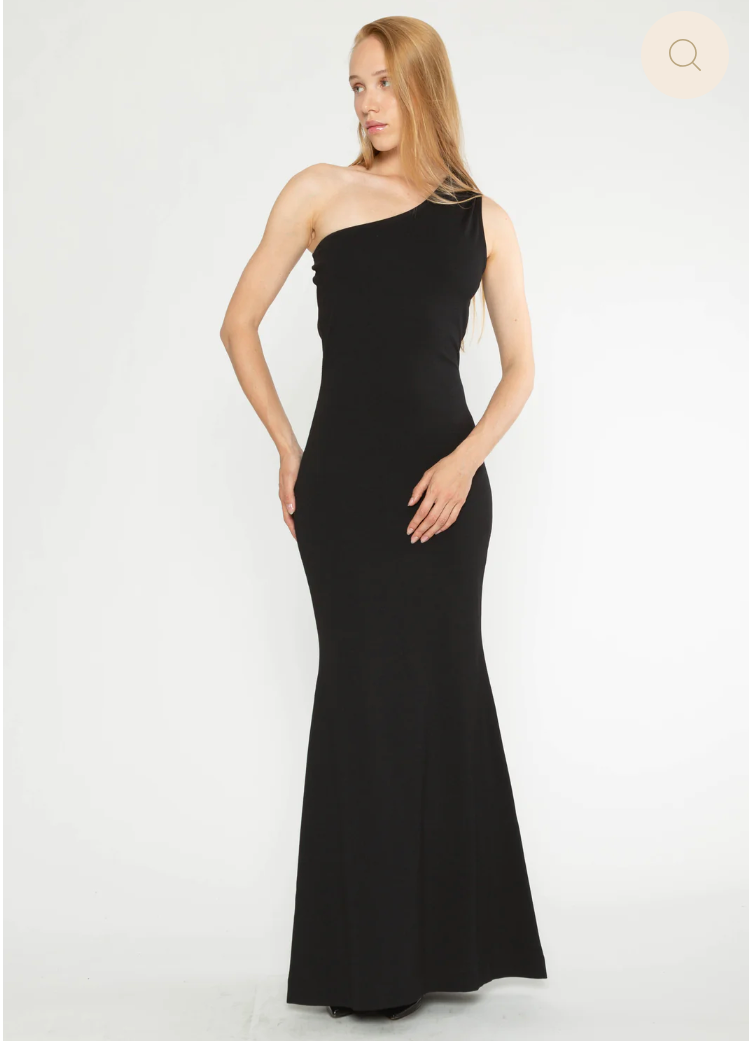 One Shoulder Maxi Dress